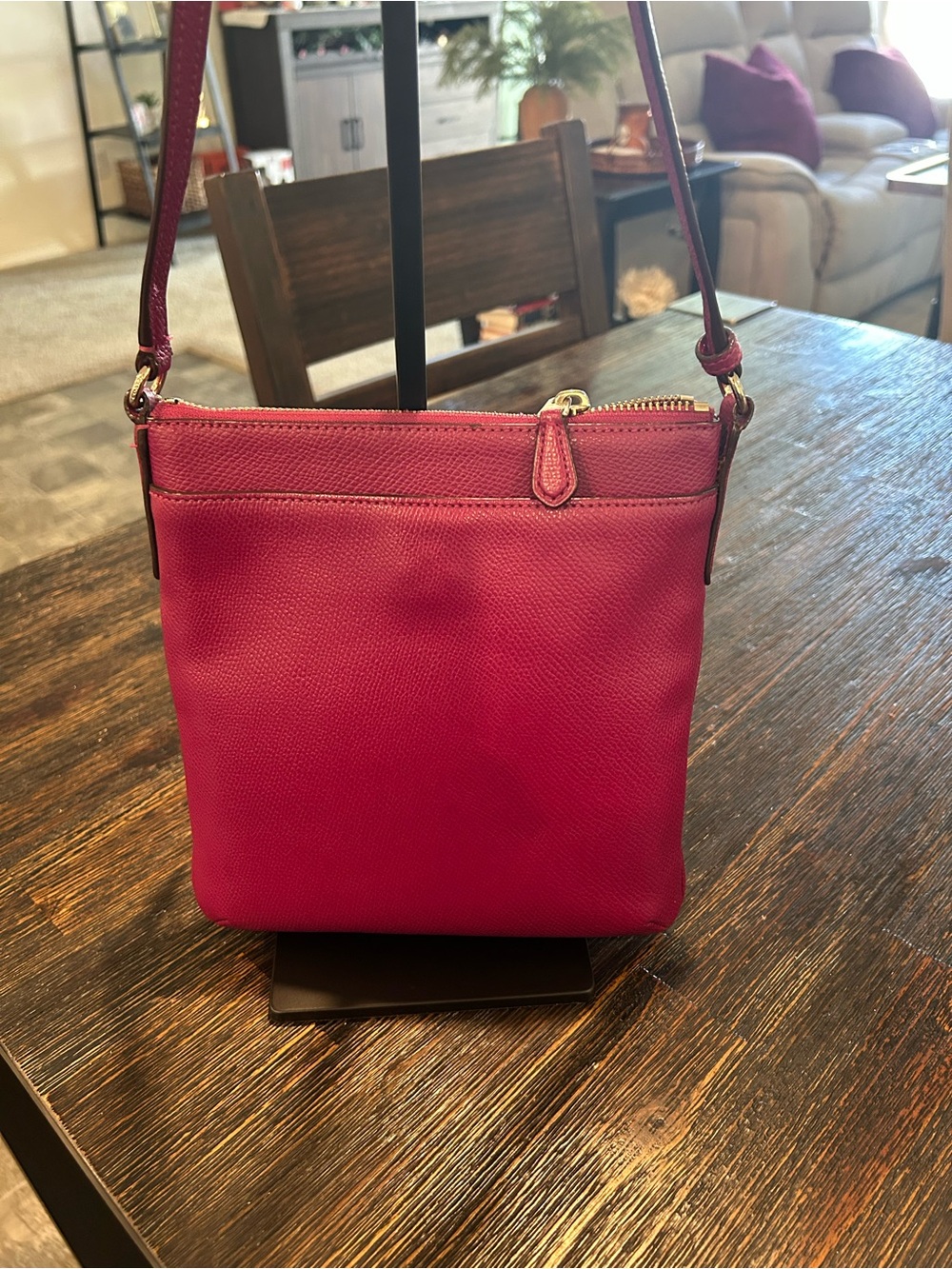 Coach Crossbody Bag in Raspberry - Picture 2 of 4